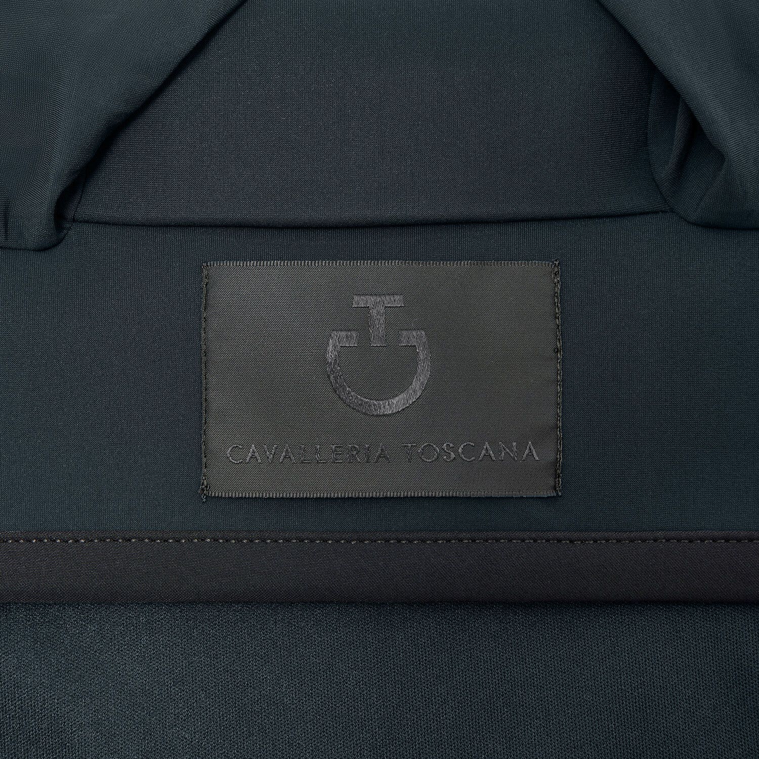 Cavalleria Toscana Soundless horse earnet in Jersey CHARCOAL GREY-3