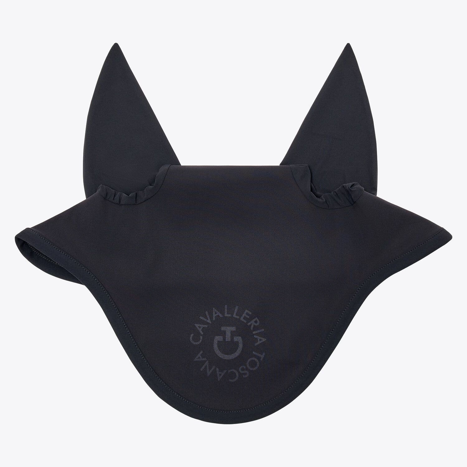 Cavalleria Toscana Soundless horse earnet in Jersey BLACK-1