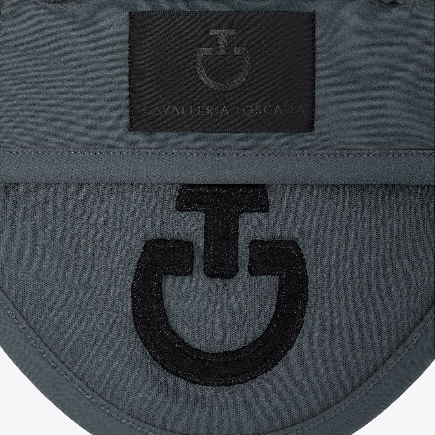 Cavalleria Toscana Jersey horse earnet CHARCOAL GREY-3