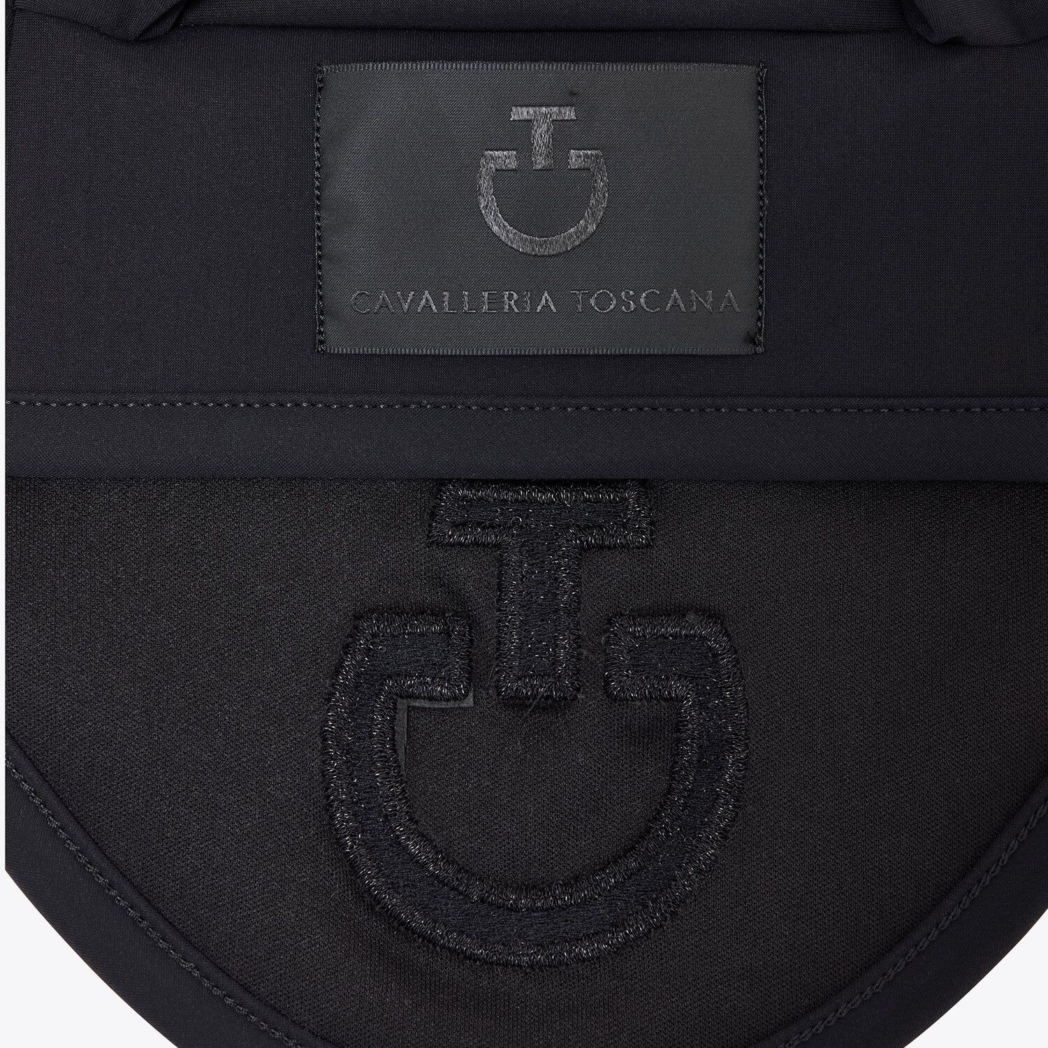 Cavalleria Toscana Jersey horse earnet BLACK-3