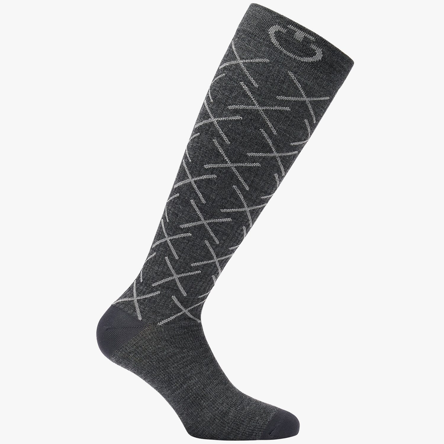 Wool socks with a logo