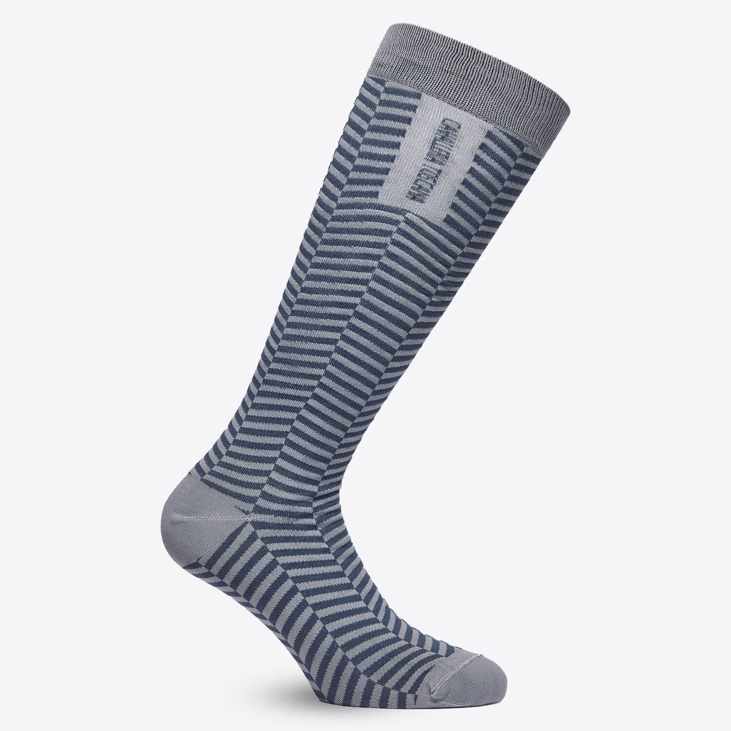 Aztec Zig Zag Sock in Navy
