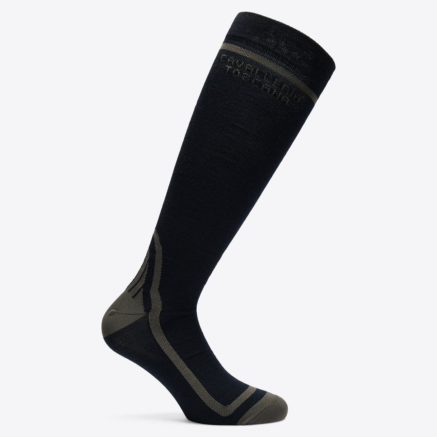 Cavalleria Toscana Cavalleria Toscana Technical Wool Sock NAVY/LIGHT GREY-1