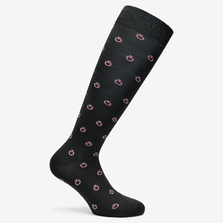 Cavalleria Toscana Mini CT Jacquard Logo Socks