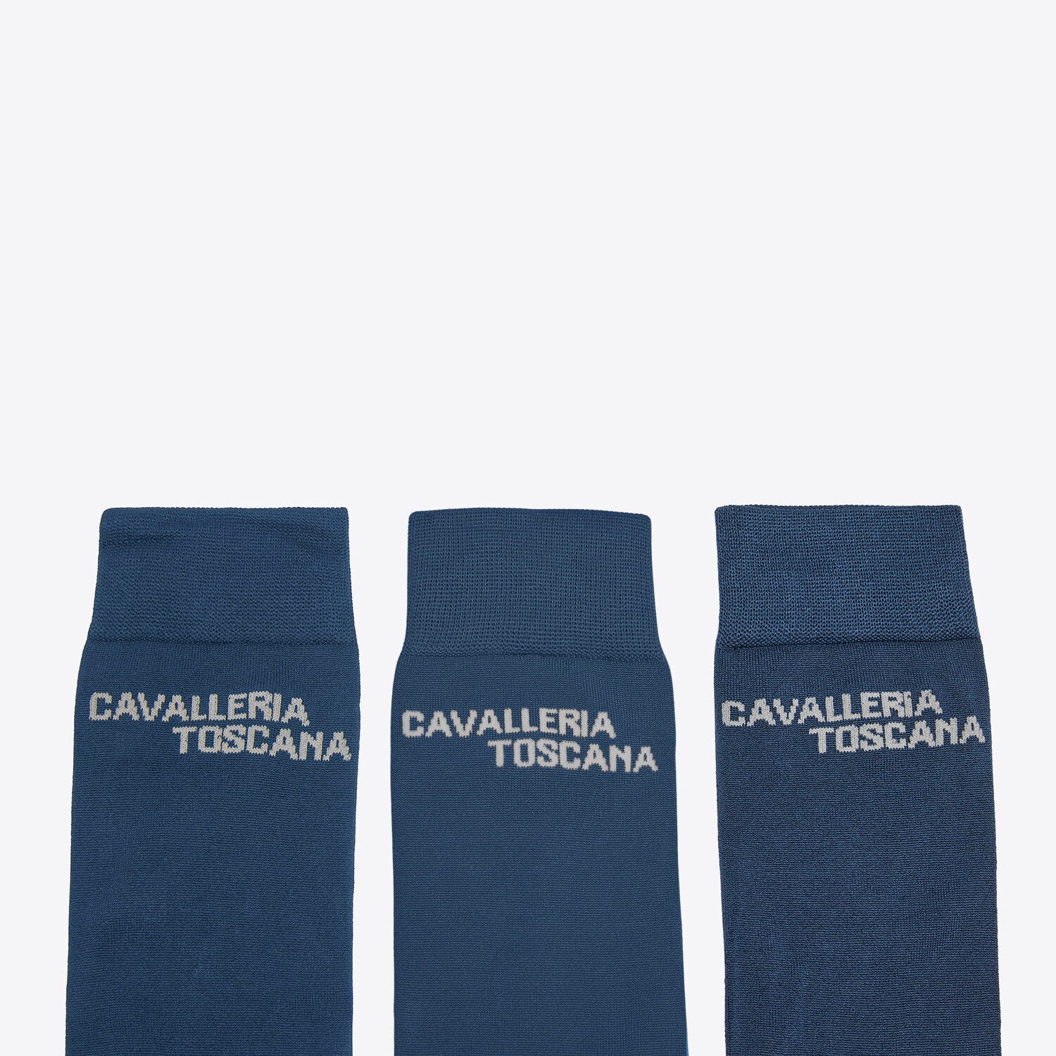Cavalleria Toscana Jacquard Logo 3-Pack Socks