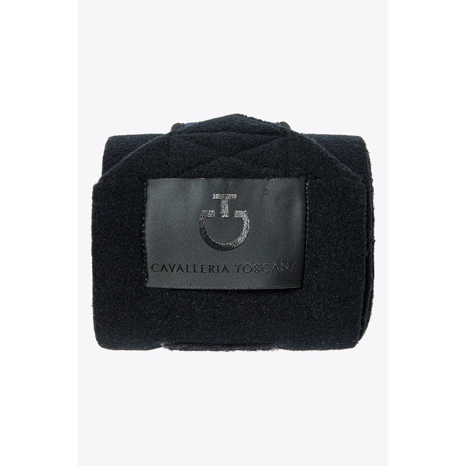 Cavalleria Toscana Fleece leg bandages BLACK / ATLANTIC BLUE-2