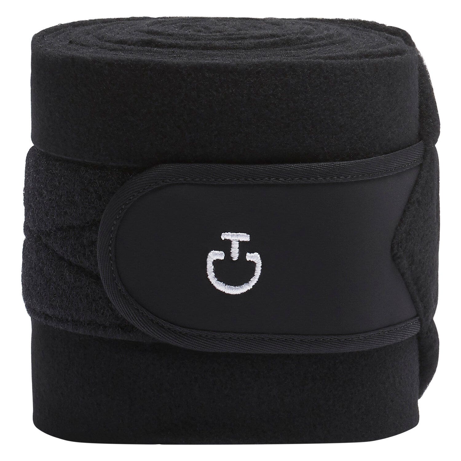 Cavalleria Toscana Fleece leg bandages BLACK-2