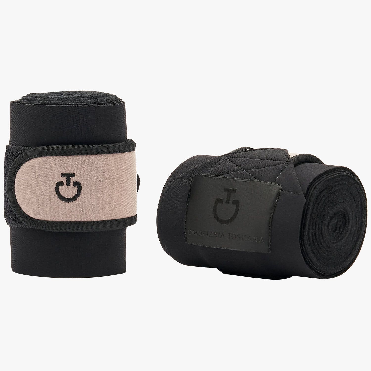 Cavalleria Toscana Stretch fleece bandages BLACK/CIPRIA-2