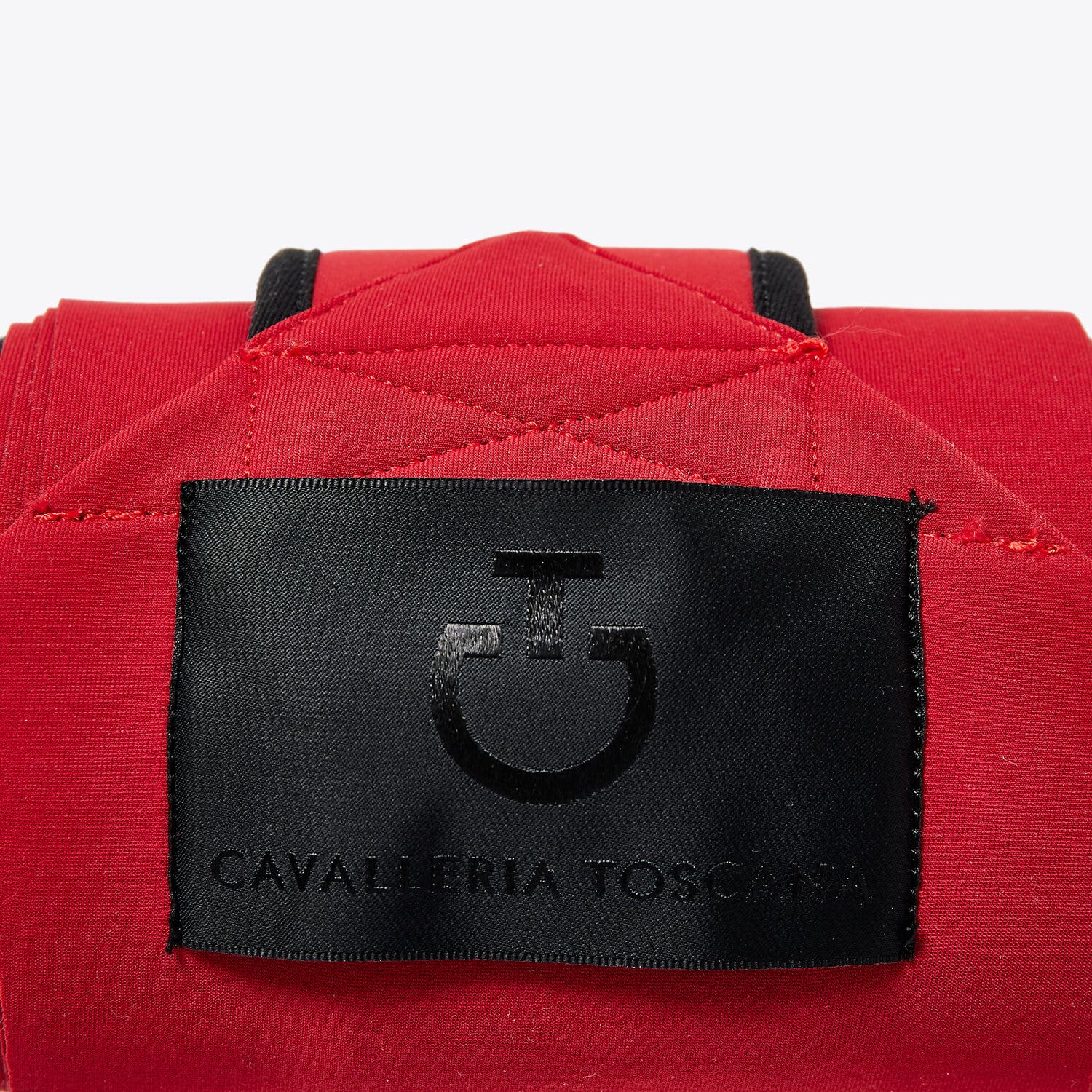 Cavalleria Toscana Stretch fleece bandages BLACK/RED-2