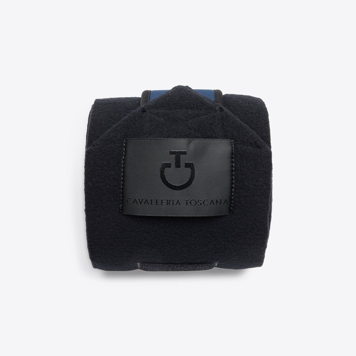 Cavalleria Toscana Set of 4 jersey and fleece bandages BLACK / OCEAN BLUE-3