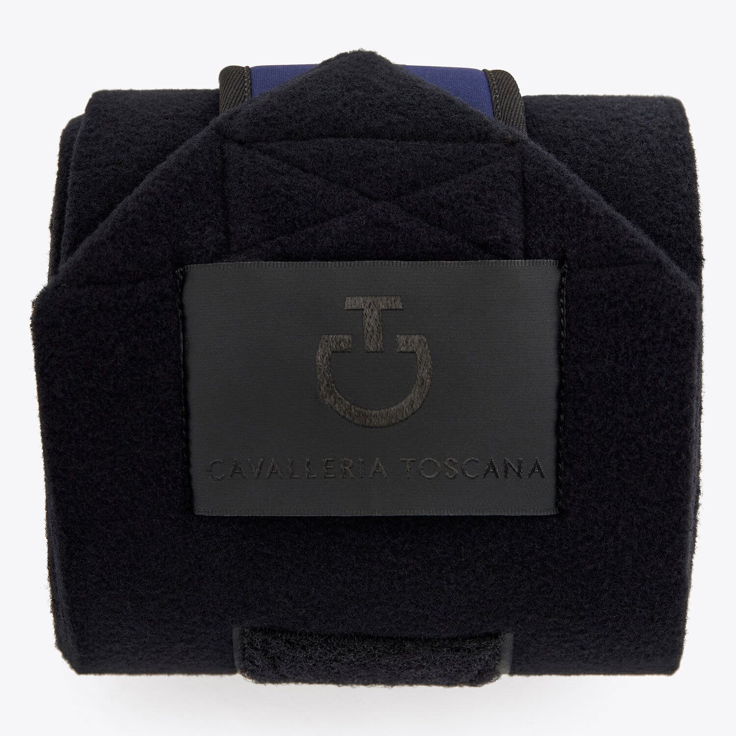 Cavalleria Toscana Set of 4 jersey and fleece bandages BLACK/SMOKEY BLUE-3