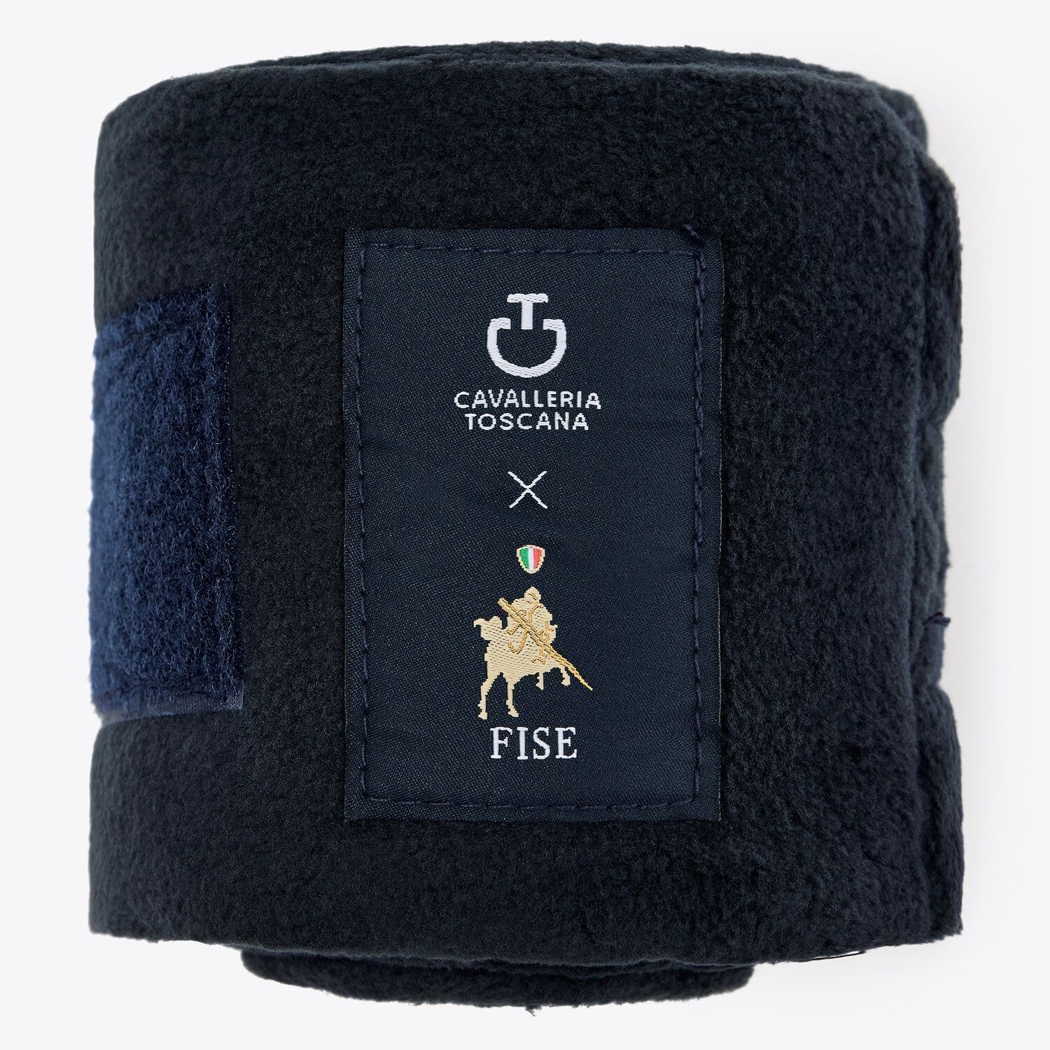 Cavalleria Toscana FISE fleece horse bandages NAVY-3