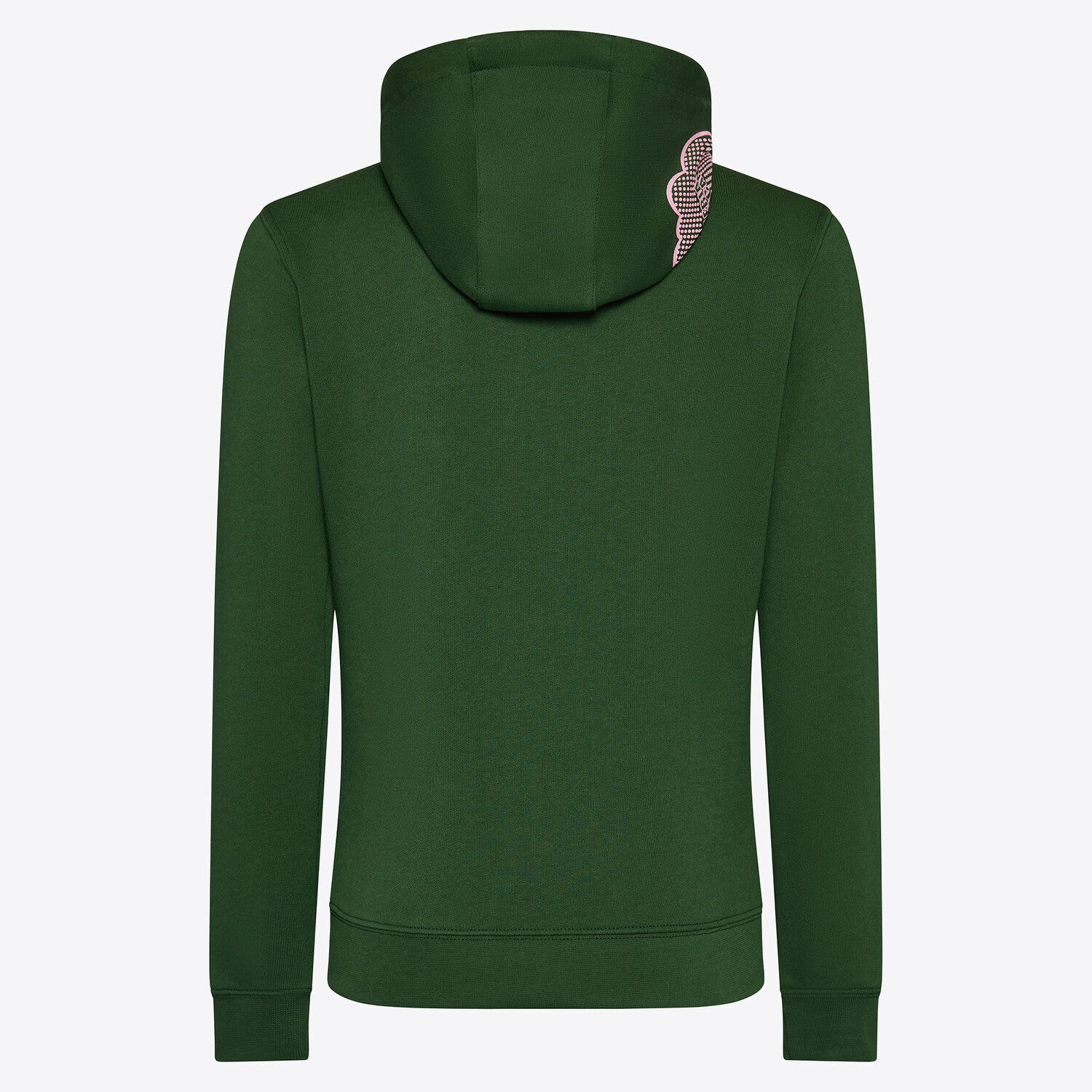 Cavalleria Toscana Cavalleria Toscana Girls' Cotton Hooded Sweatshirt FOREST GREEN-2