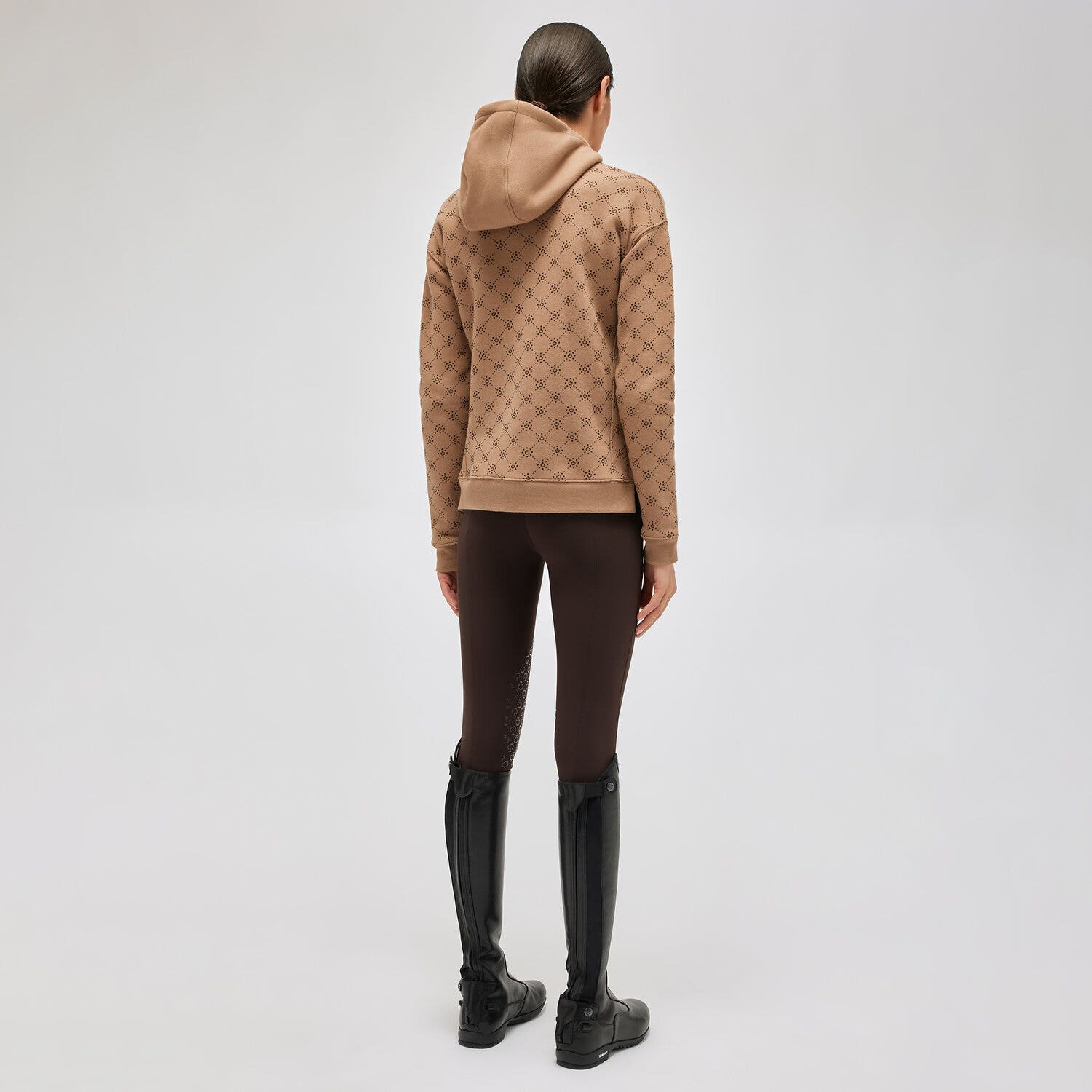 Cavalleria Toscana Women's hoodie CACAO-2