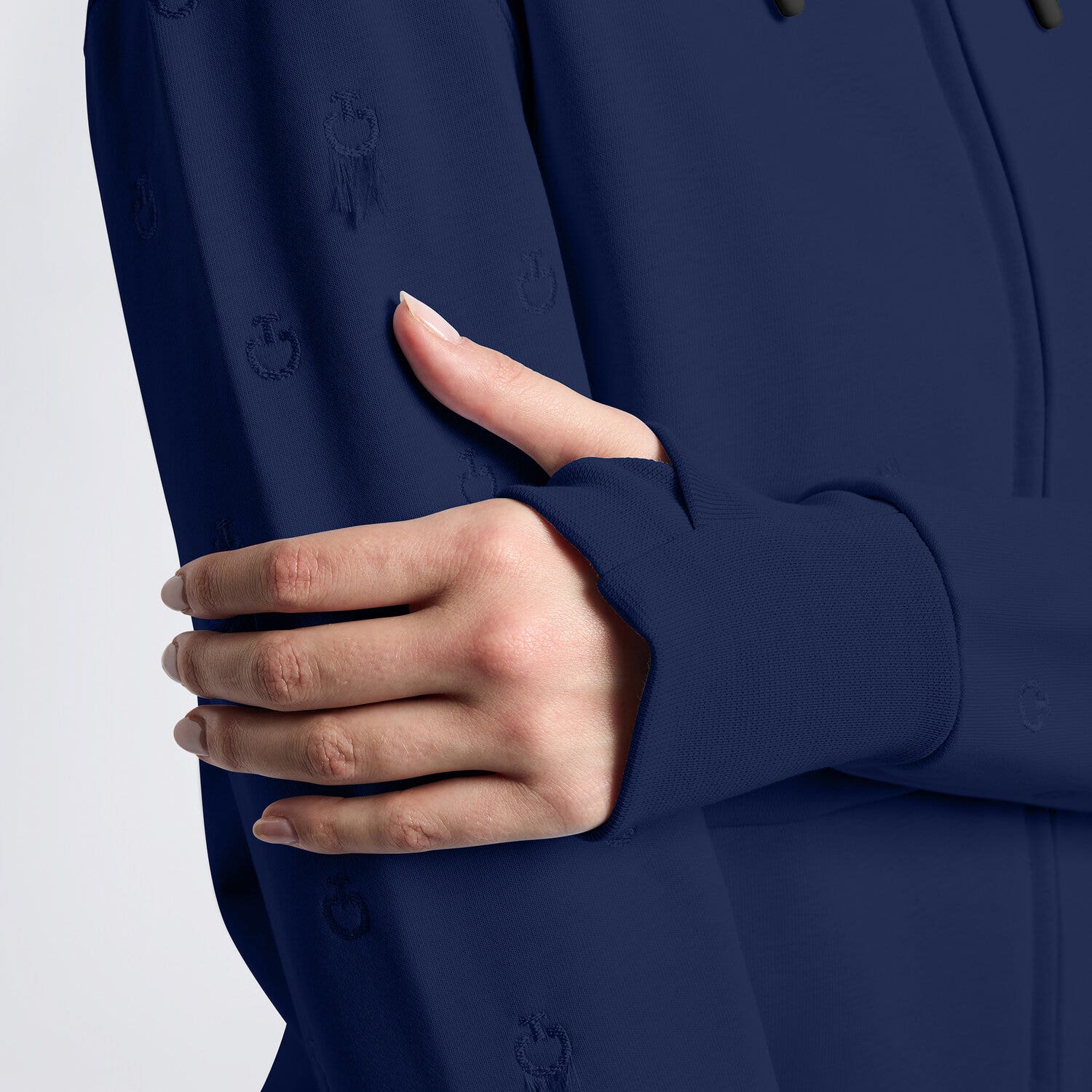 Cavalleria Toscana Cavalleria Toscana Women's Hoodie ROYAL BLUE-4