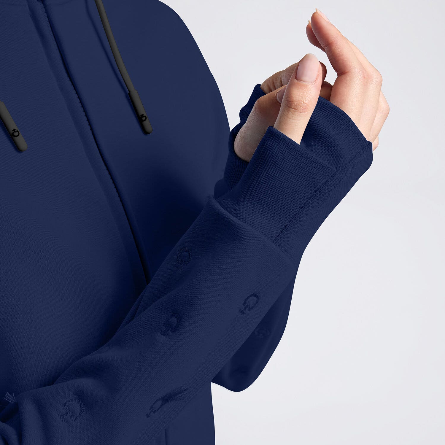 Cavalleria Toscana Cavalleria Toscana Women's Hoodie ROYAL BLUE-5