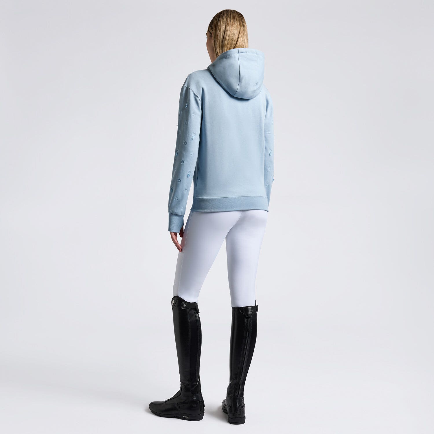 Cavalleria Toscana Cavalleria Toscana Women's Hoodie BLUE FOG-2