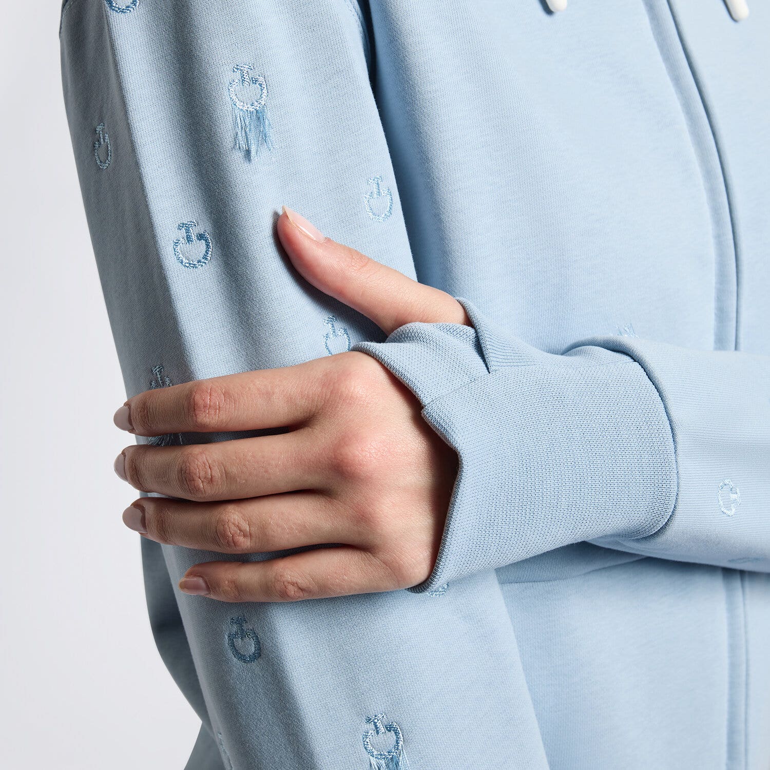 Cavalleria Toscana Cavalleria Toscana Women's Hoodie BLUE FOG-4