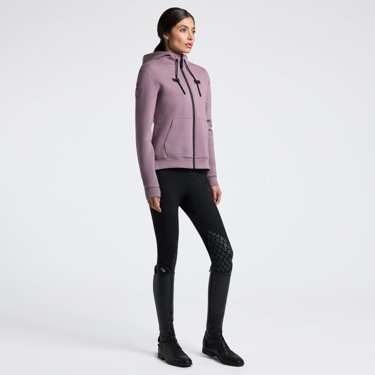 Cavalleria Toscana Women's Cotton Zip Hoodie