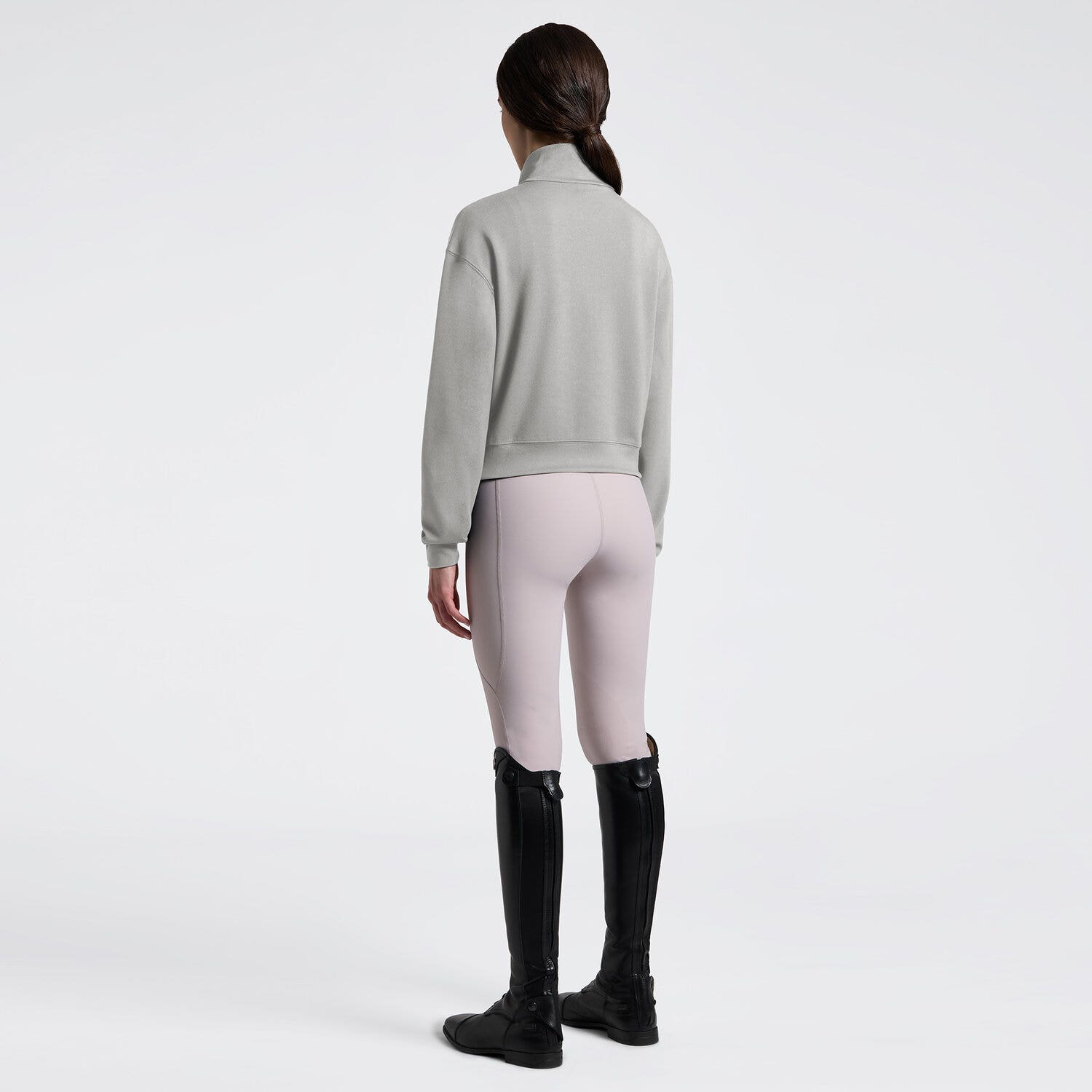 Cavalleria Toscana Women's Hoodie with Zip | Cavalleria Toscana BELGIAN BLOCK-2