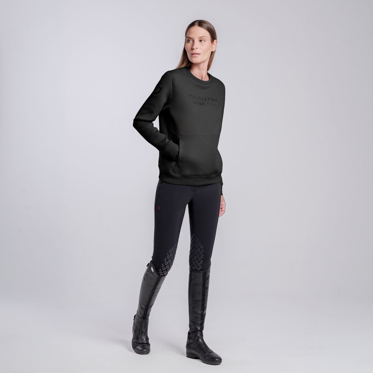 FELPA TECNICA GIROCOLLO DA DONNA