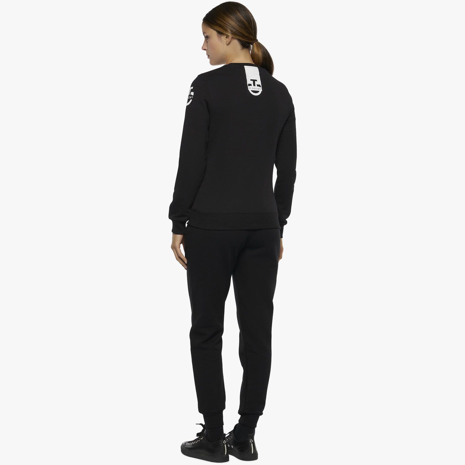 Cavalleria Toscana Women's Crewneck Sweatshirt BLACK-6