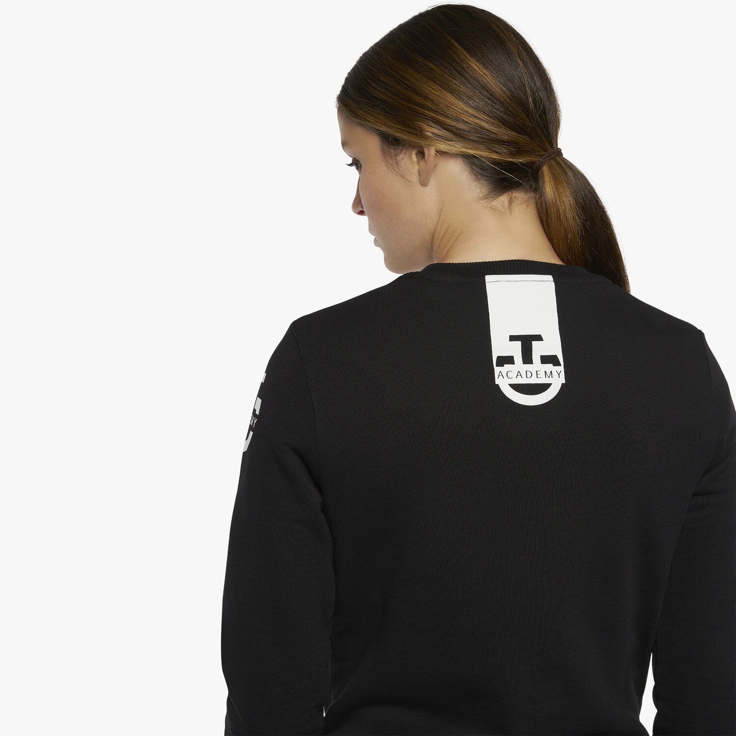 Cavalleria Toscana Women's Crewneck Sweatshirt BLACK-8