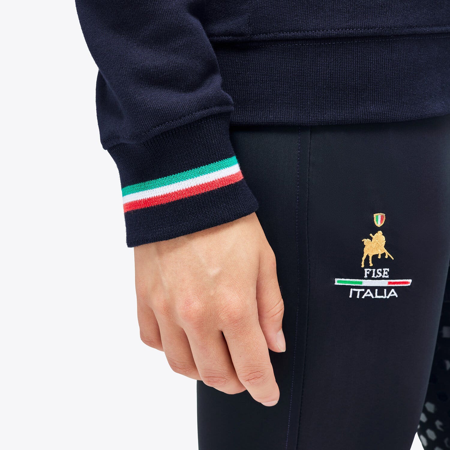 Cavalleria Toscana FISE crewneck sweatshirt NAVY-5