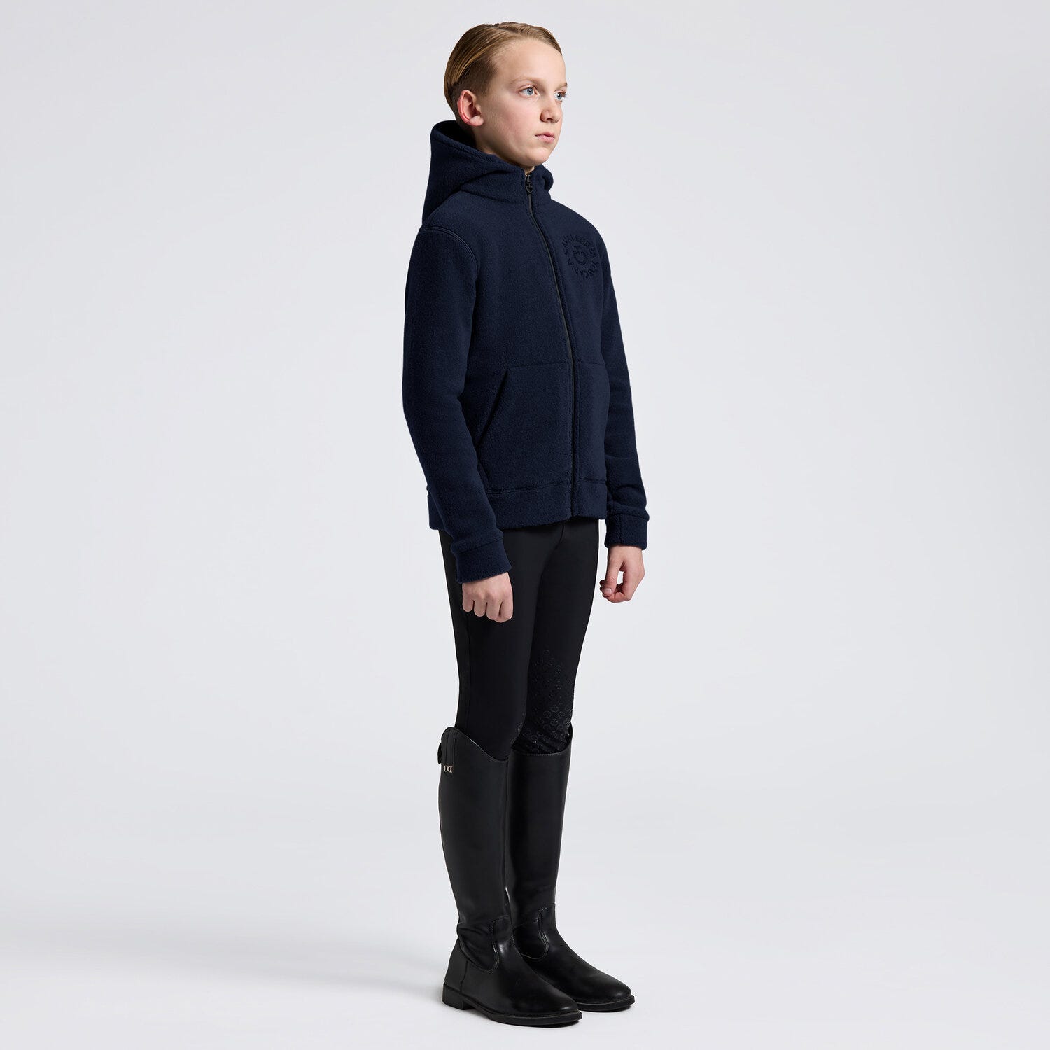 Cavalleria Toscana Unisex Zip Hoodie for Young Riders