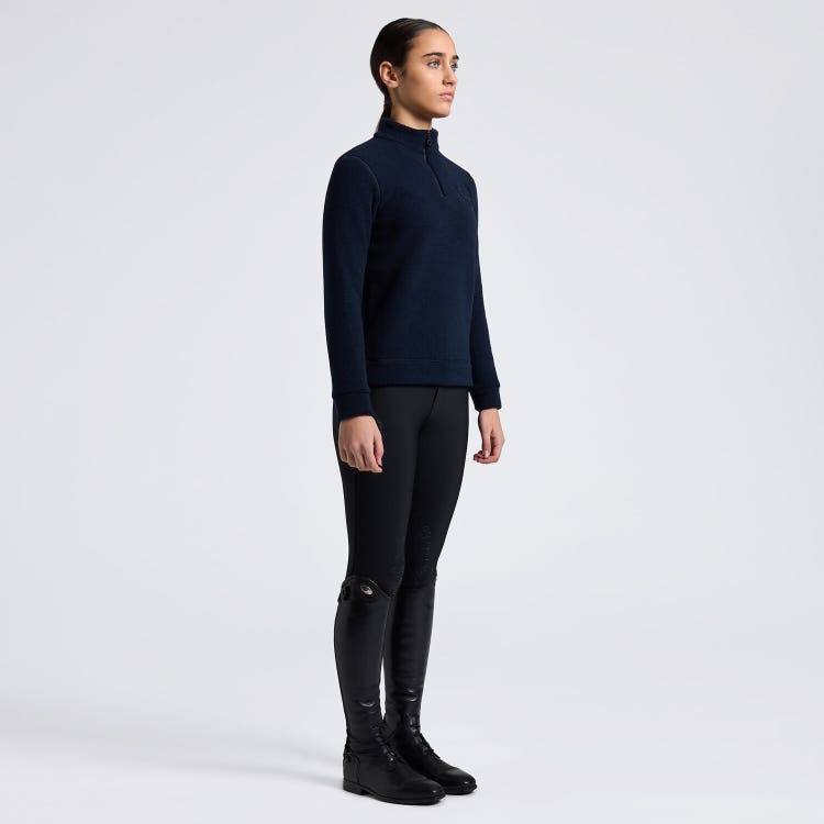 Cavalleria Toscana Unisex Young Riders Half Zip Fleece Sweater