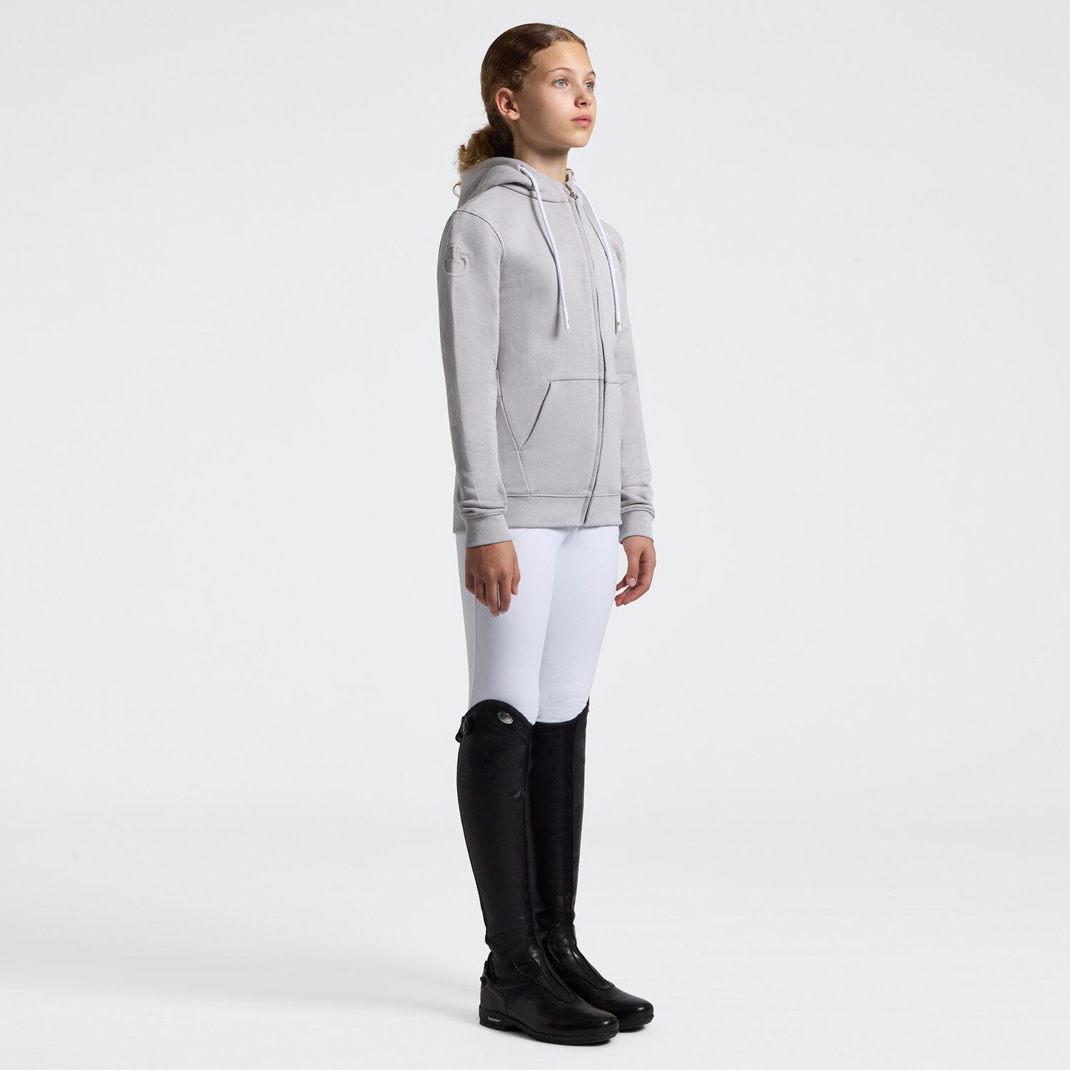 Unisex Hoodie with Zip | Cavalleria Toscana