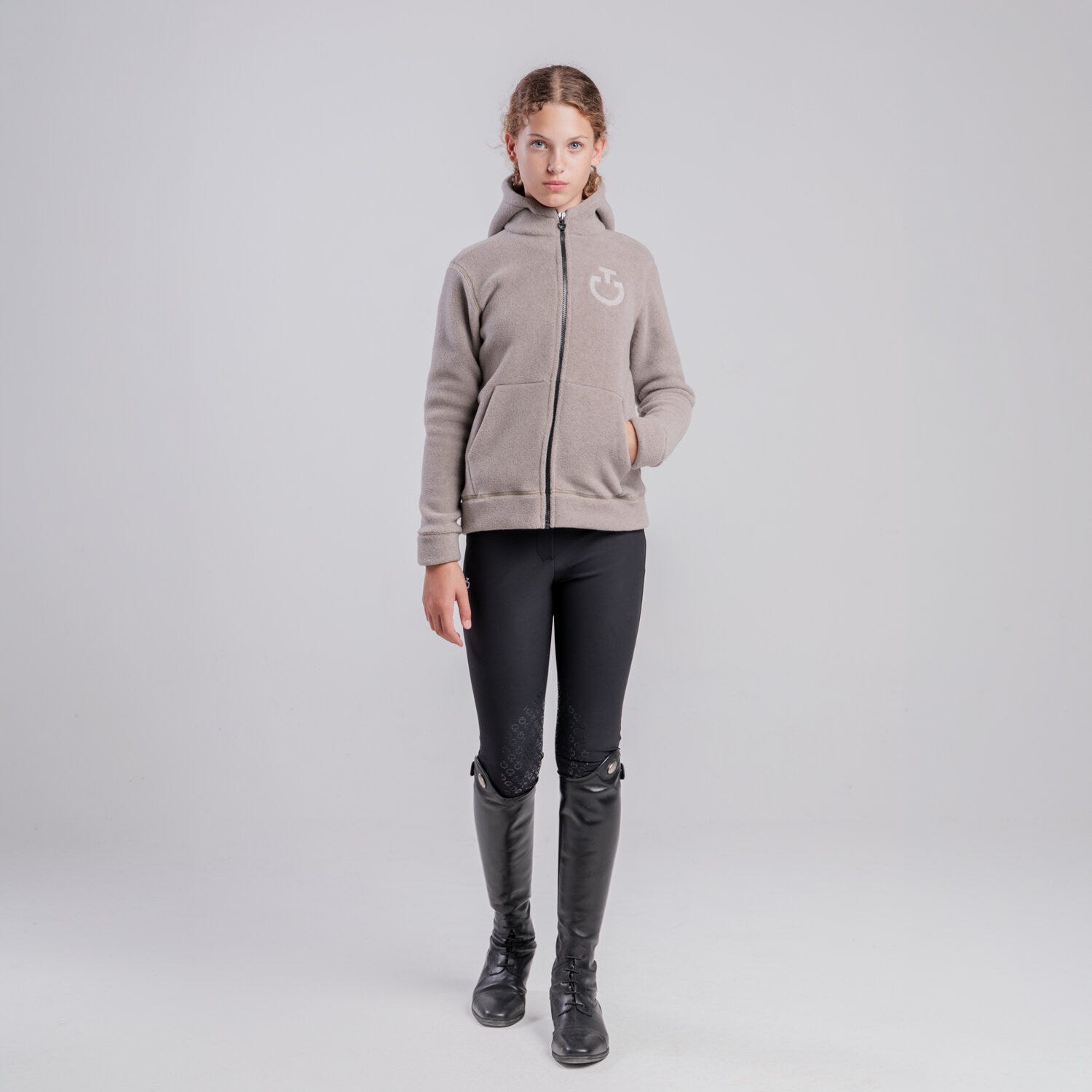 Unisex children’s hoodie with zip