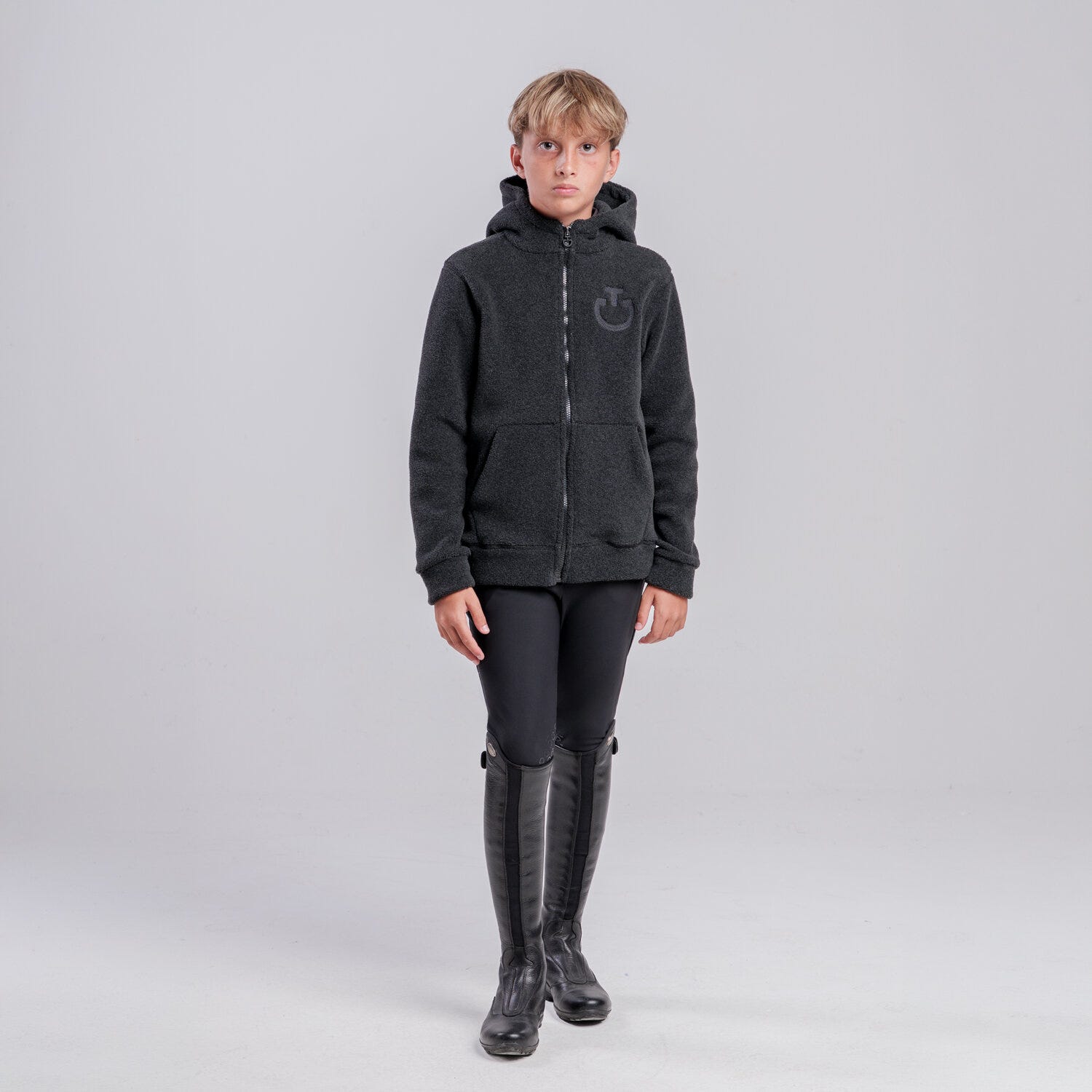 Unisex children’s hoodie with zip