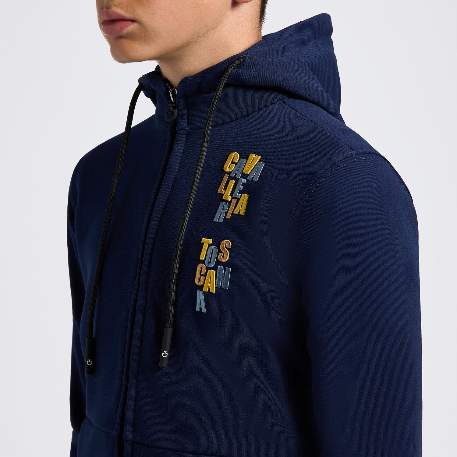 Cavalleria Toscana Cavalleria Toscana Boy’s Hoodie ROYAL BLUE-3