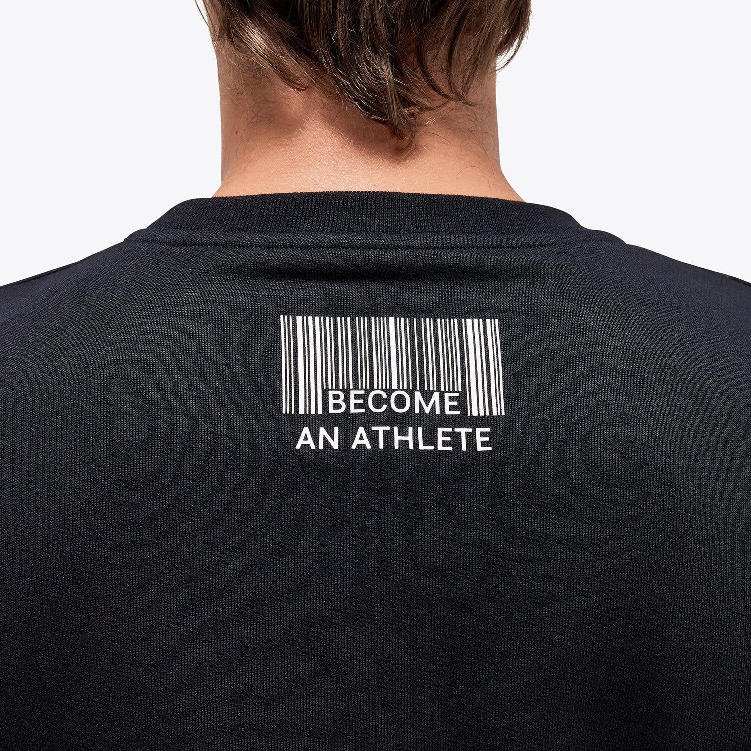 Cavalleria Toscana CT Academy men's cotton crew neck sweatshirt BLACK-7