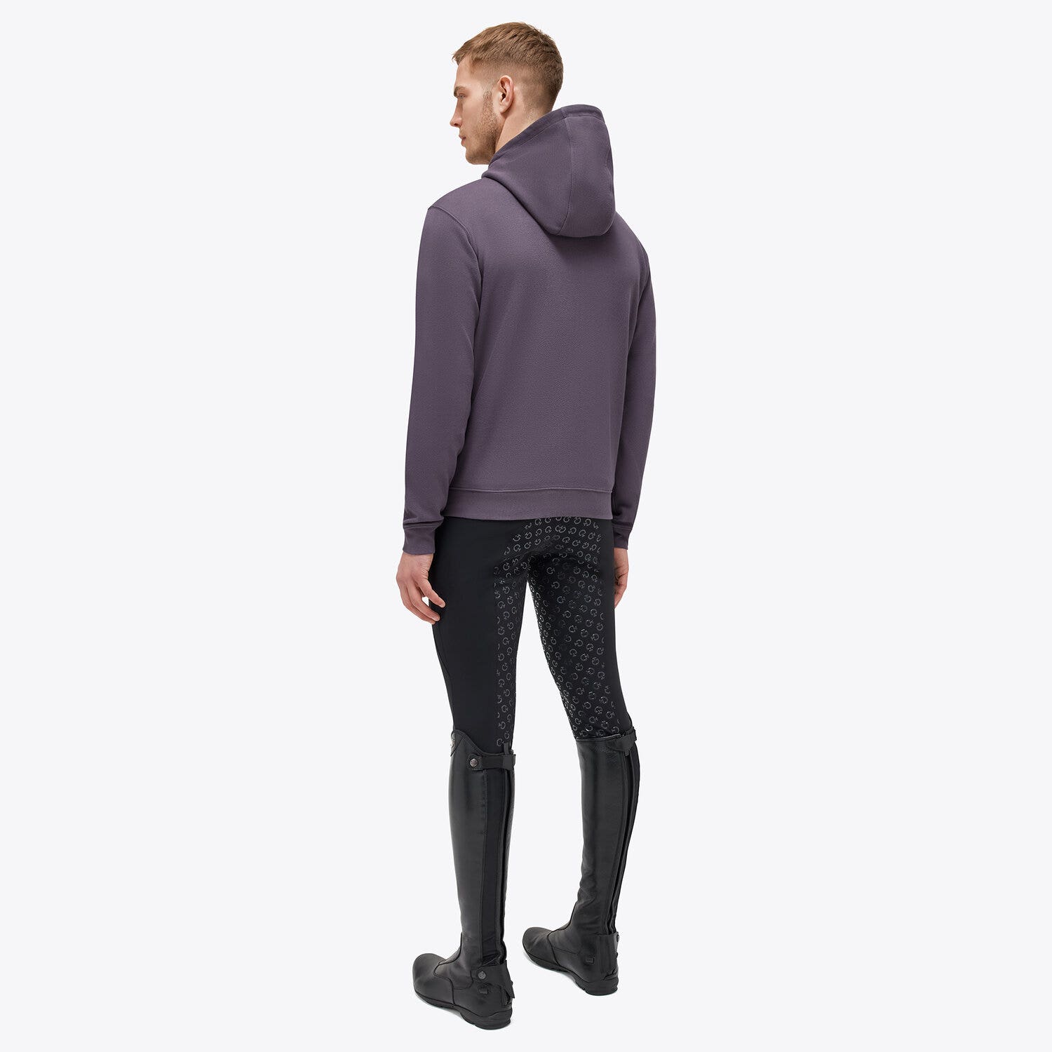 Cavalleria Toscana Men's hoodie IRON GREY-2