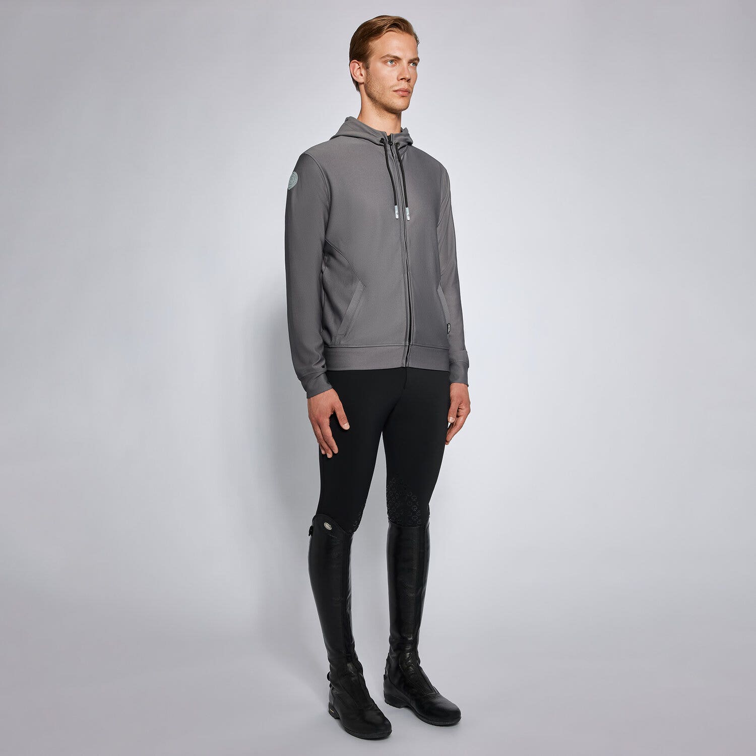 Cavalleria Toscana Women's hoodie GREY-1