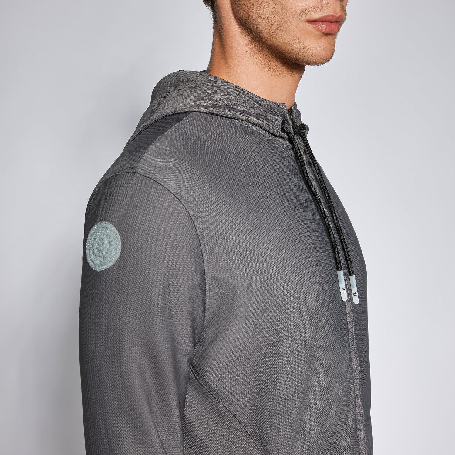 Cavalleria Toscana Women's hoodie GREY-3