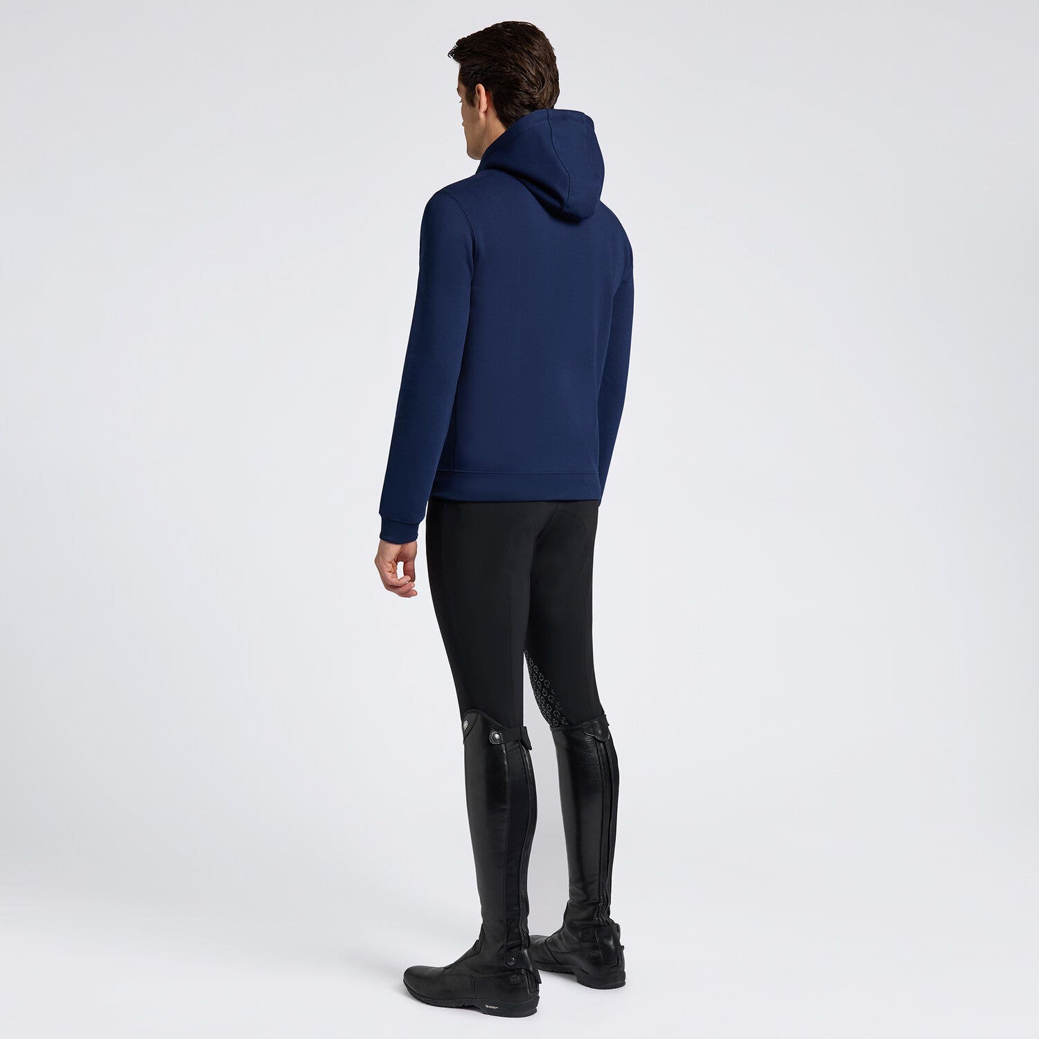 Cavalleria Toscana Cavalleria Toscana Men's Zip Hoodie ROYAL BLUE-2