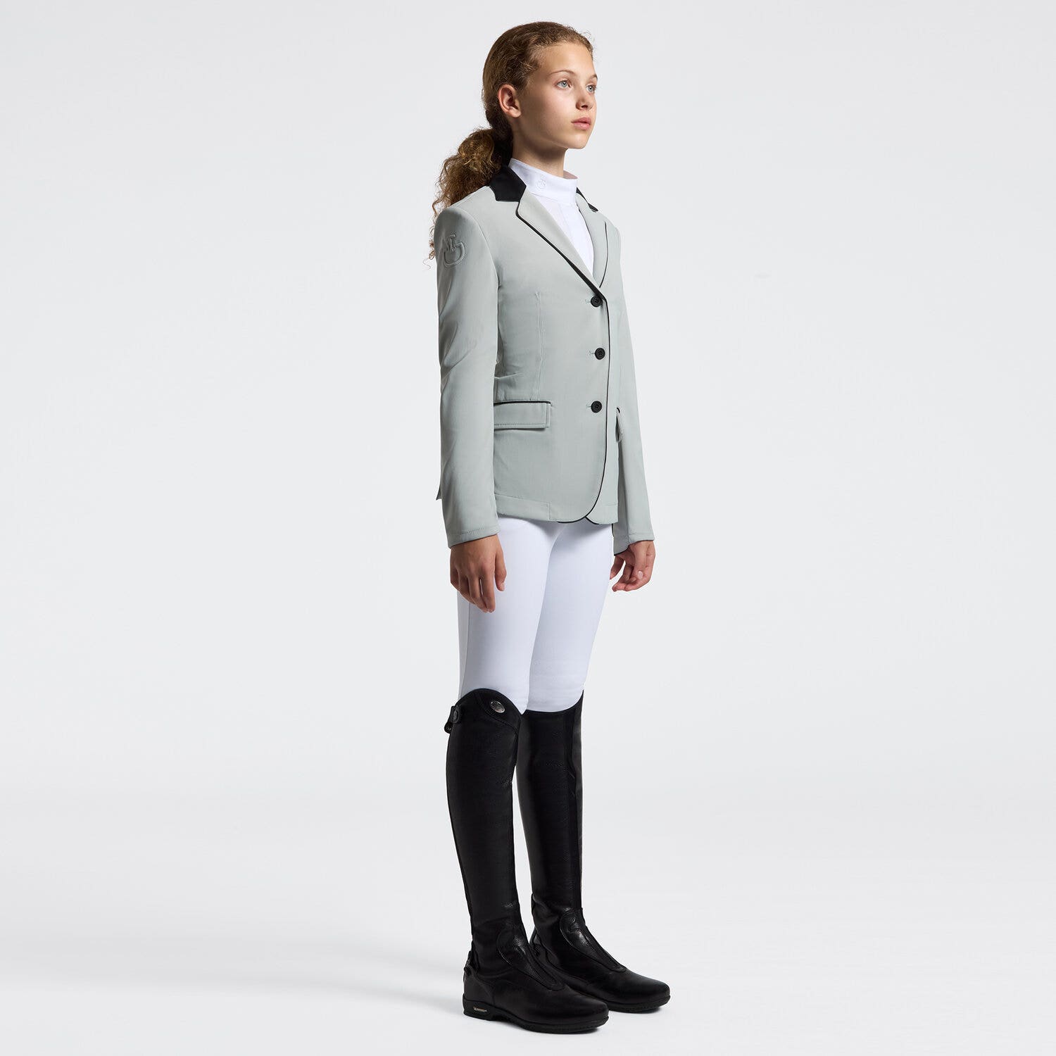Cavalleria Toscana Cavalleria Toscana Girl's Competition Jacket BELGIAN BLOCK-1