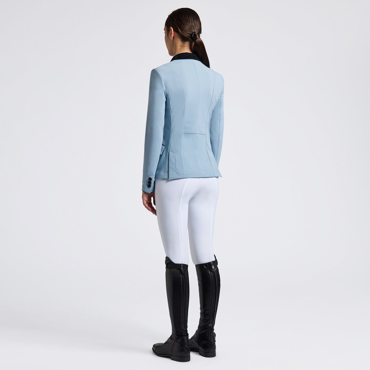 Cavalleria Toscana Cavalleria Toscana Girl's Competition Jacket BLUE FOG-2