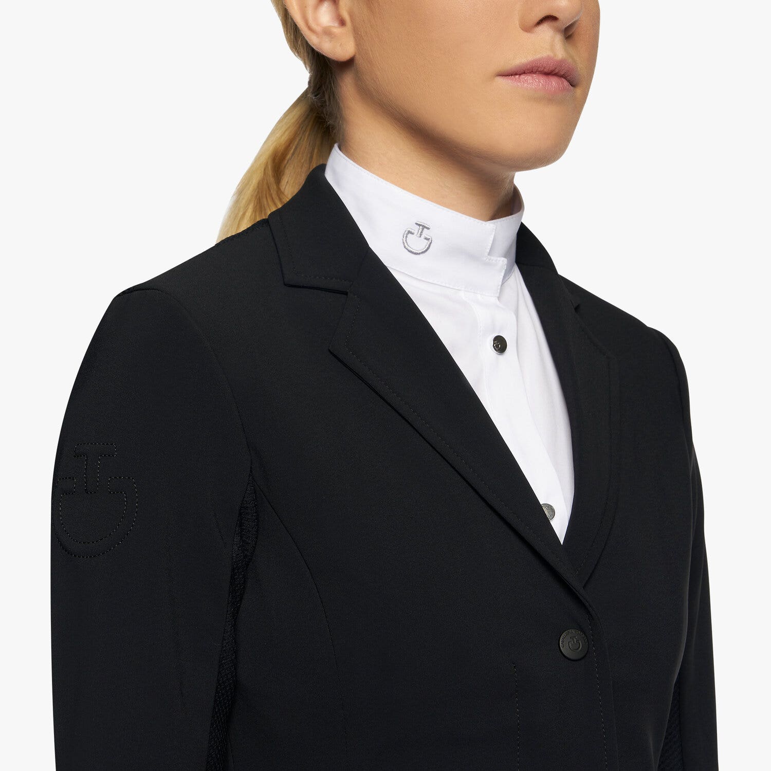 Cavalleria Toscana Girl's jersey jacket BLACK-4