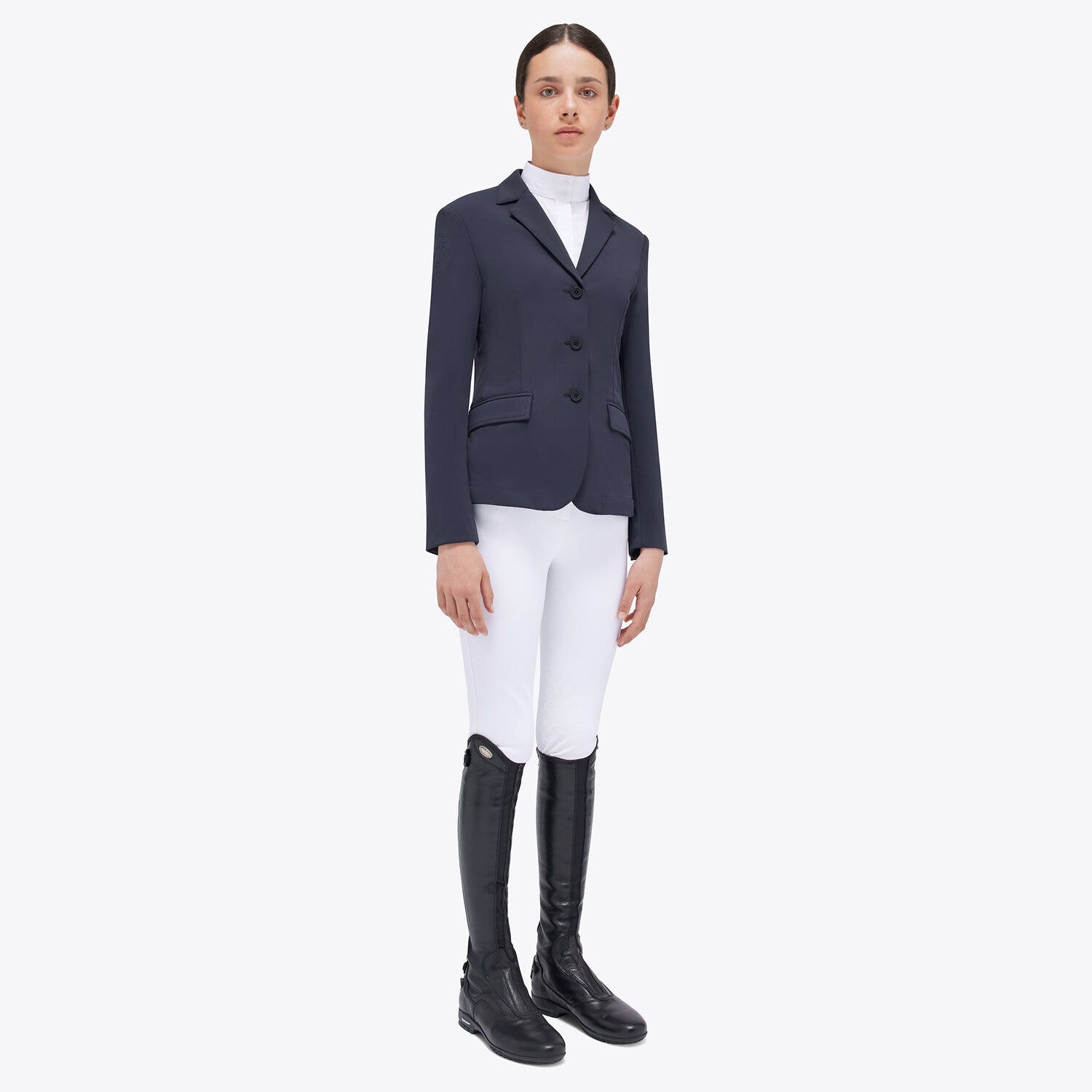 Cavalleria Toscana CT Hunter Girl's Competition Jacket NAVY-1