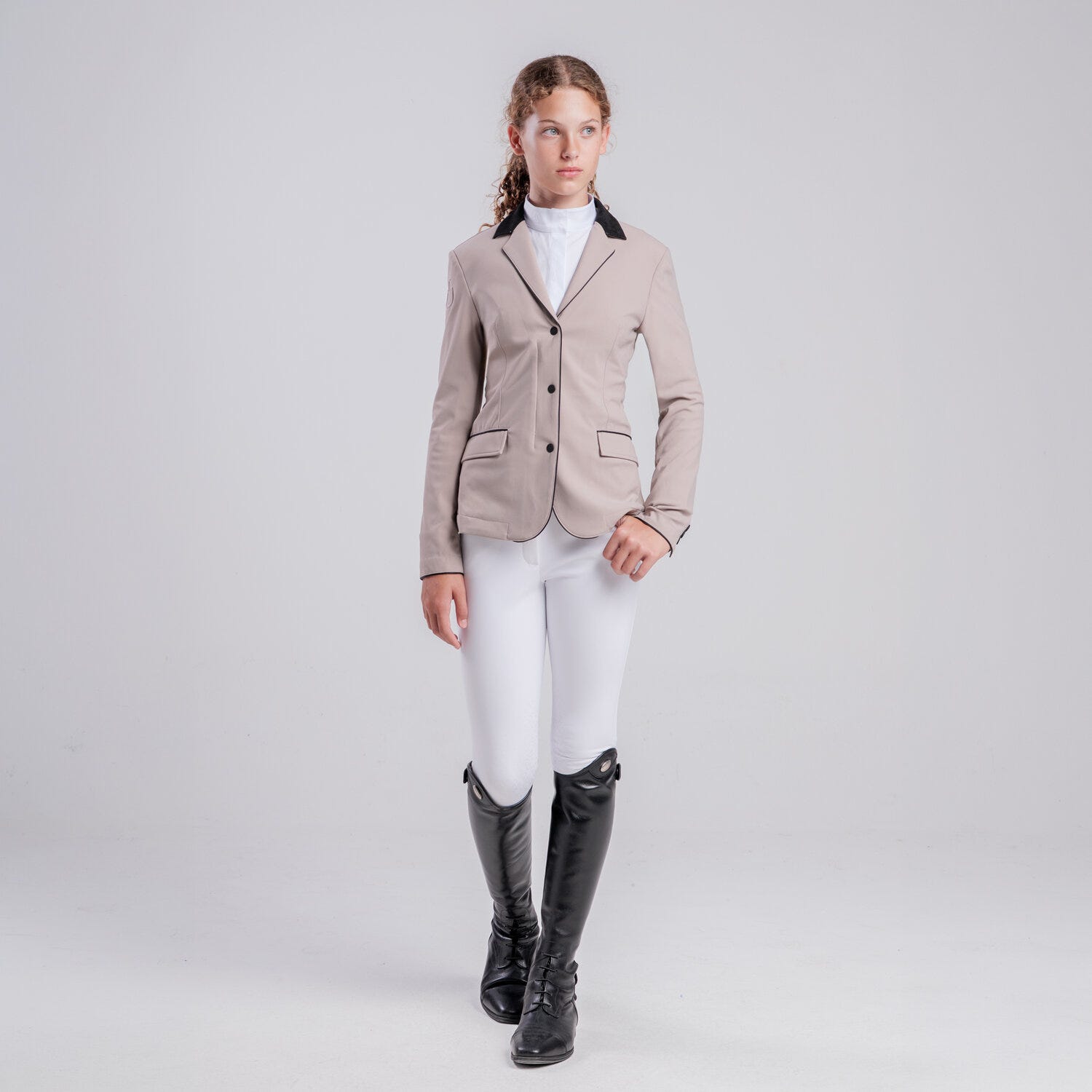 Girls’ competition jacket with zip
