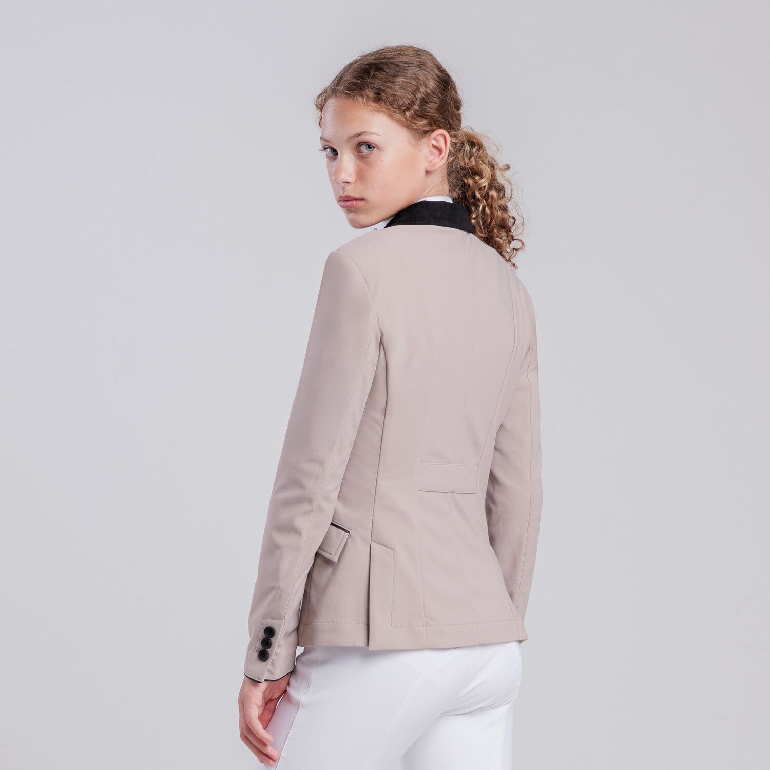 Cavalleria Toscana Girls’ competition jacket with zip CIPRIA-3