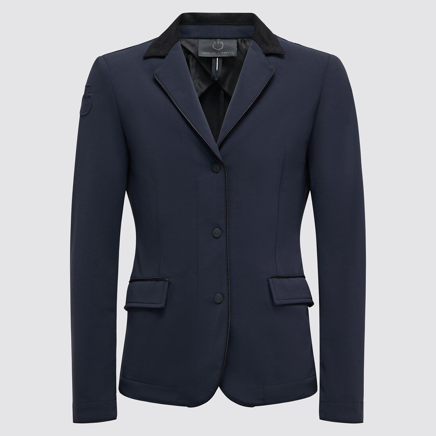 Cavalleria Toscana GP Girl's Zip Competition Jacket NAVY-1