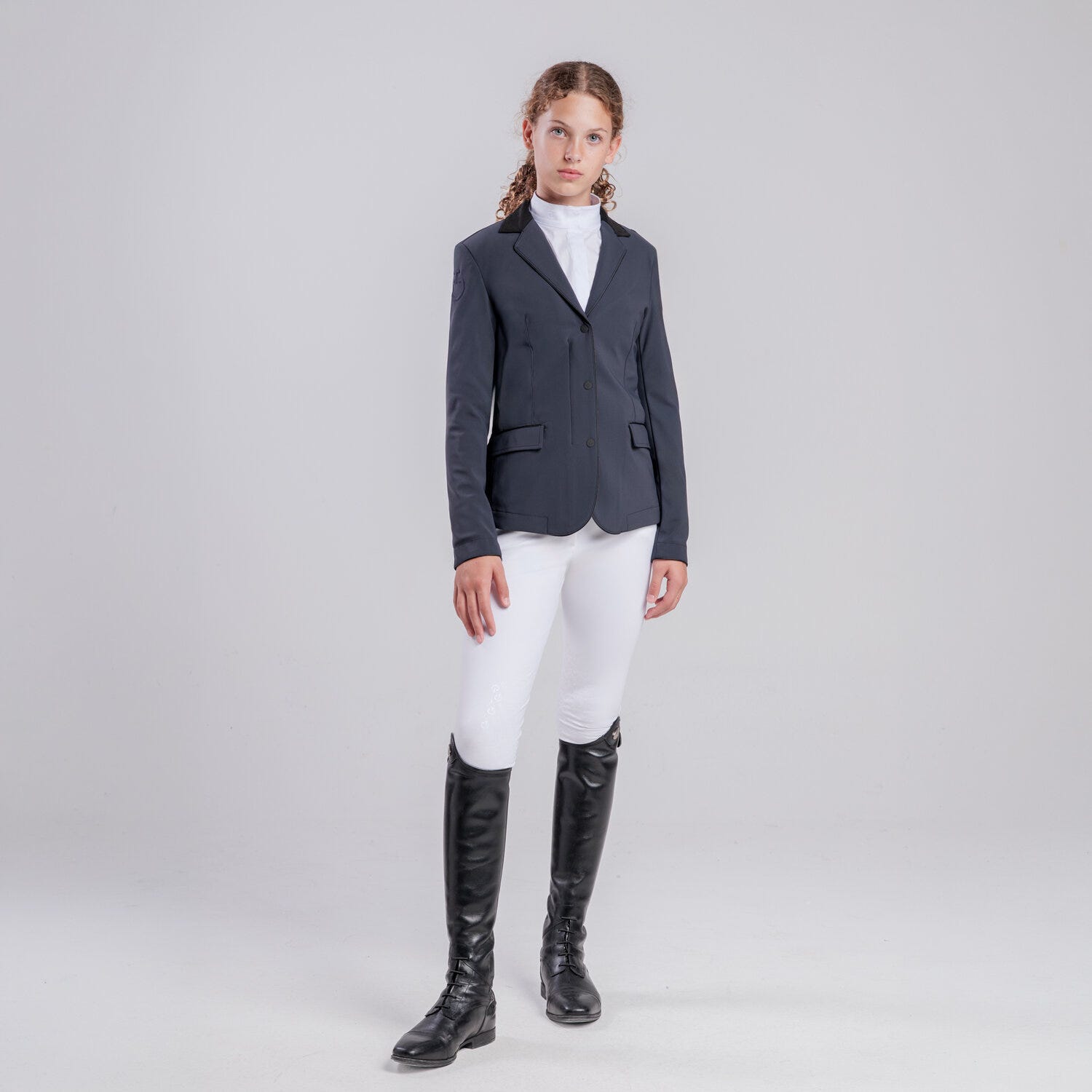 Girls’ competition jacket with zip