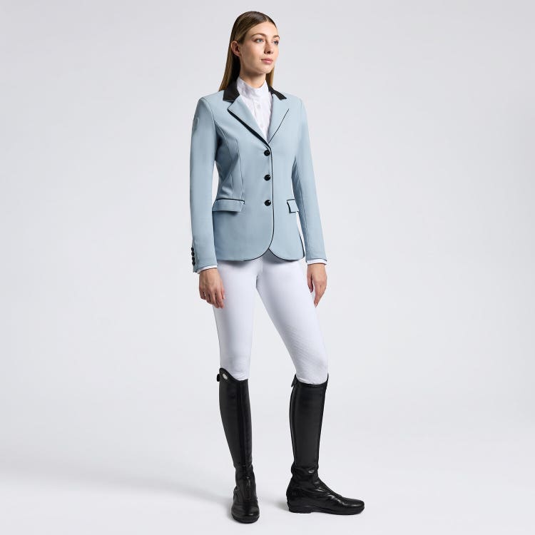 Cavalleria Toscana Women's perforated Competition Jacket with buttons