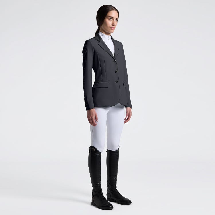 Cavalleria Toscana Women's perforated Competition Jacket with buttons