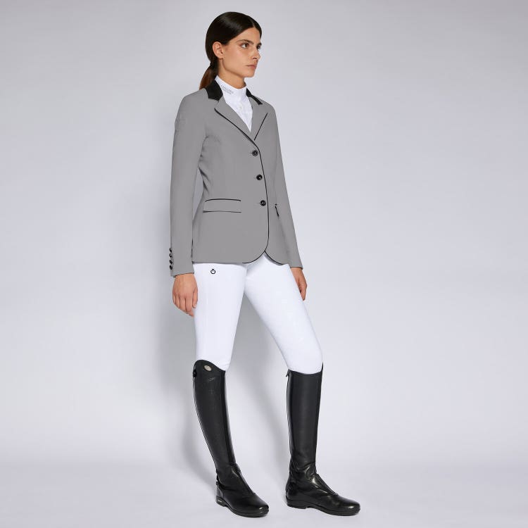 Cavalleria Toscana Women's perforated Competition Jacket with buttons